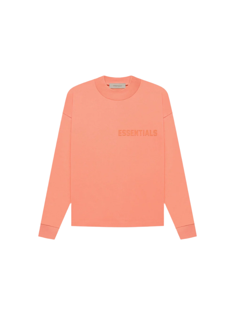 Fear of God Essentials Long-Sleeve Tee 'Coral'
