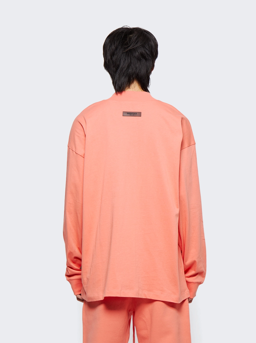 Fear of God Essentials Long-Sleeve Tee 'Coral'