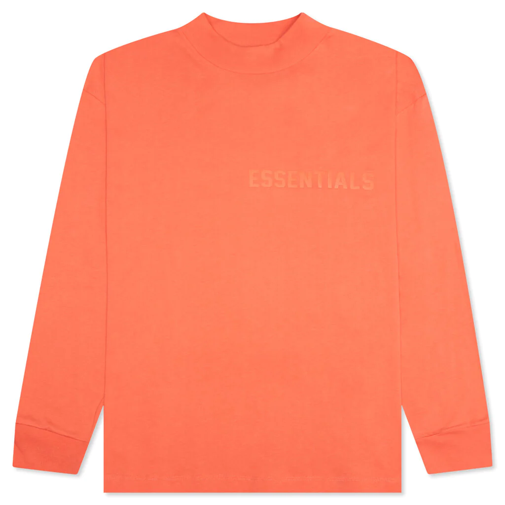 Fear of God Essentials Long-Sleeve Tee 'Coral'