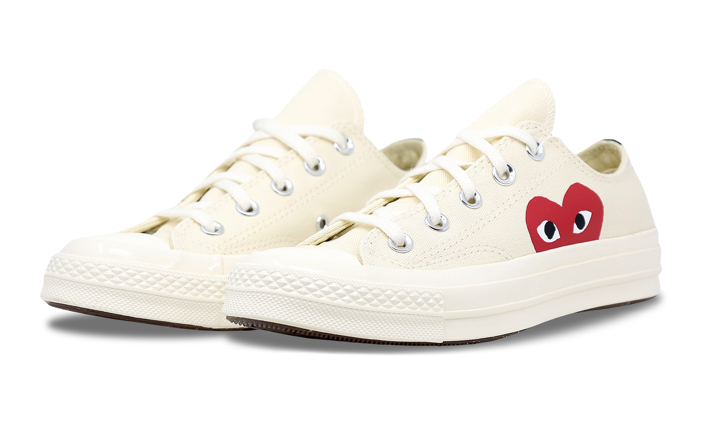 Comme des Gar??ons x Chuck Taylor 1970 Low 'Play' White