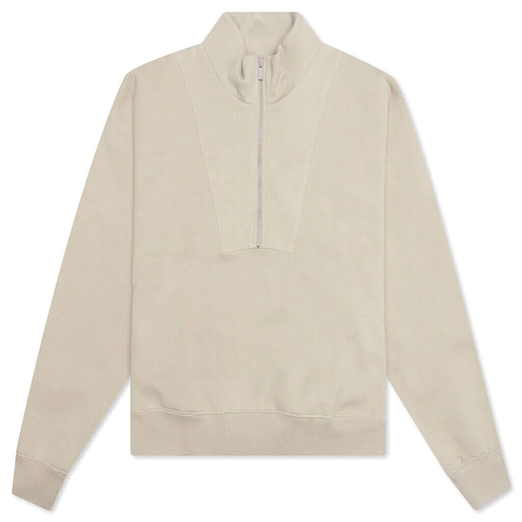 Fear of God Essentials Half Zip Sweat 'Wheat'