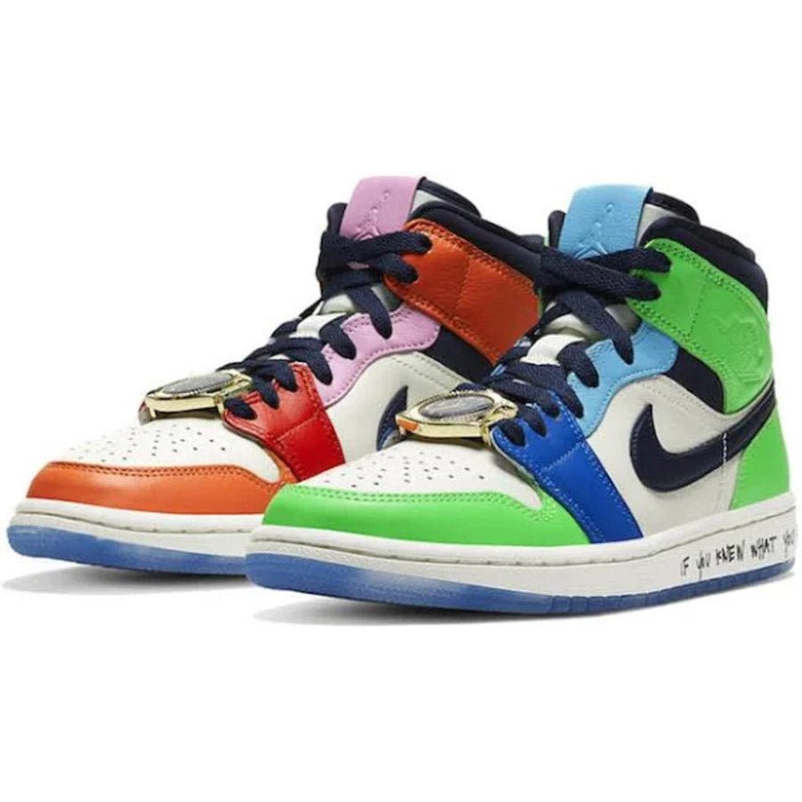 Nike Jordan 1 Mid x Melody Ehsani SE Fearless 2019 (CQ7629-100) Women's Size 6-8