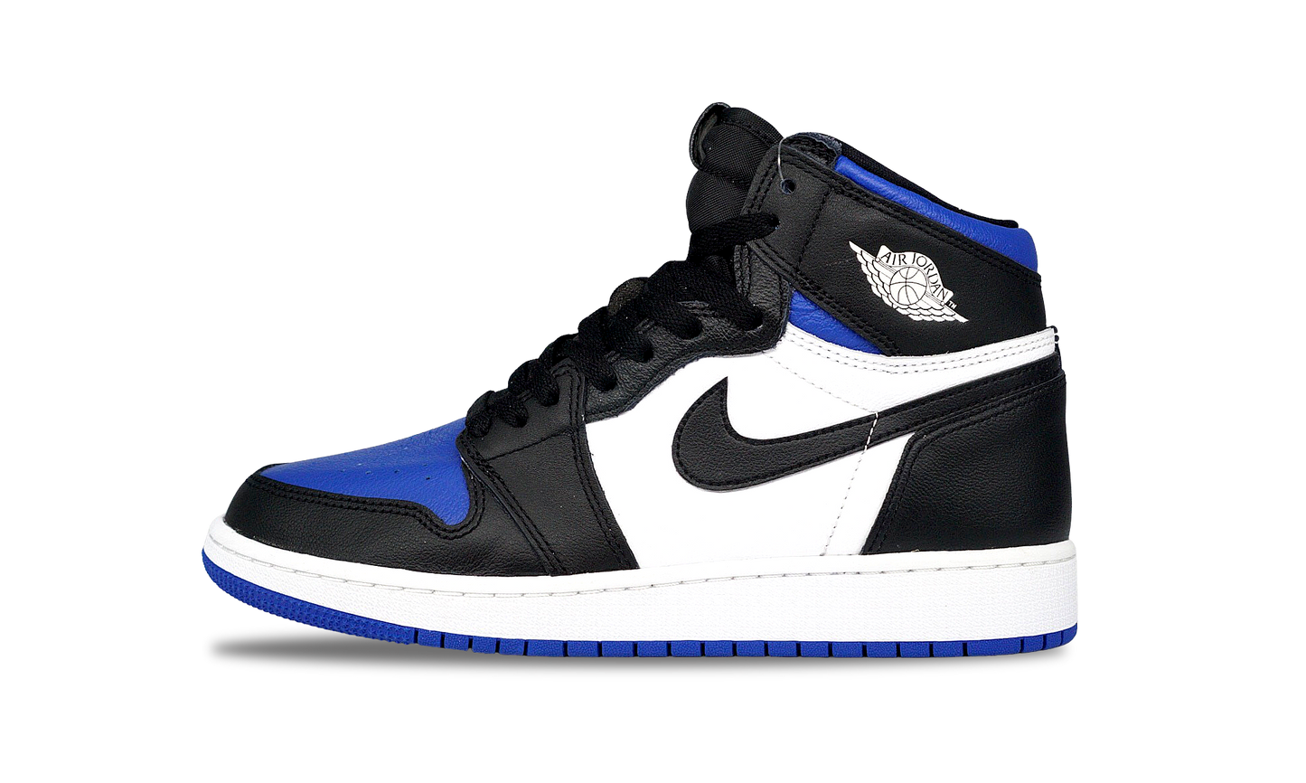 Nike Jordan 1 Retro High Royal Toe 2020 GS (575441-041) Youth Size 5Y-7Y