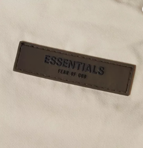 Fear of God Essentials Woven Twill Vest Eggshell (202SU222020F) Men Size XXS-2XL