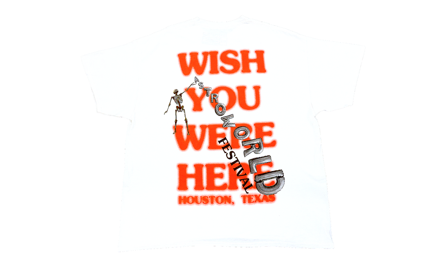 Travis Scott Wish You Were Here Houston Texas Tee (93665-121) Men's Size L-3XL
