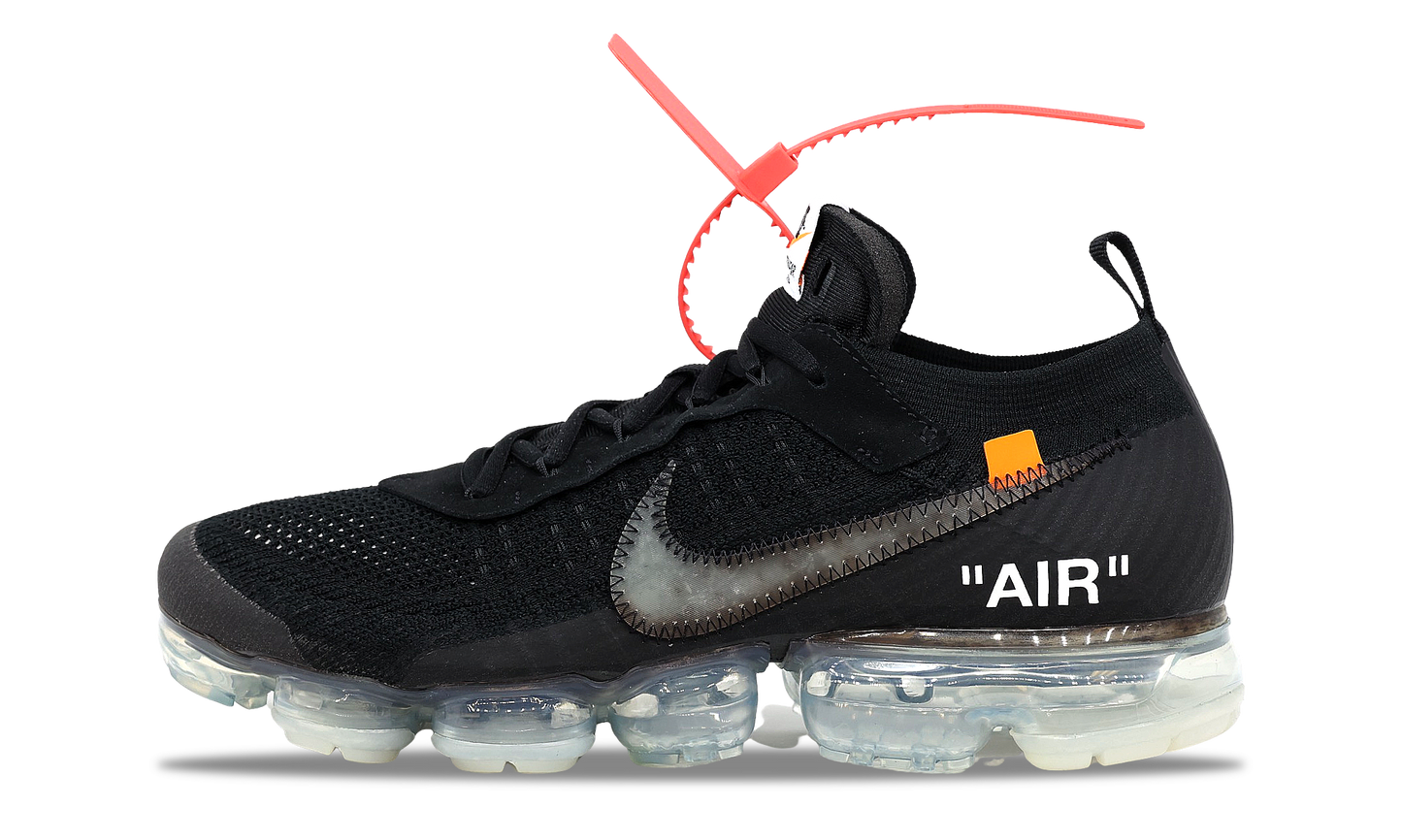 Nike Air VaporMax x OFF-WHITE Part 2 Black (AA3831-002) Men's Size 5-12