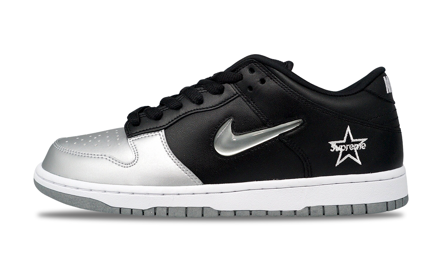 Nike Dunk SB Low x Supreme QS Metallic Silver 2019 (CK3480-001) Men's Size 7-13