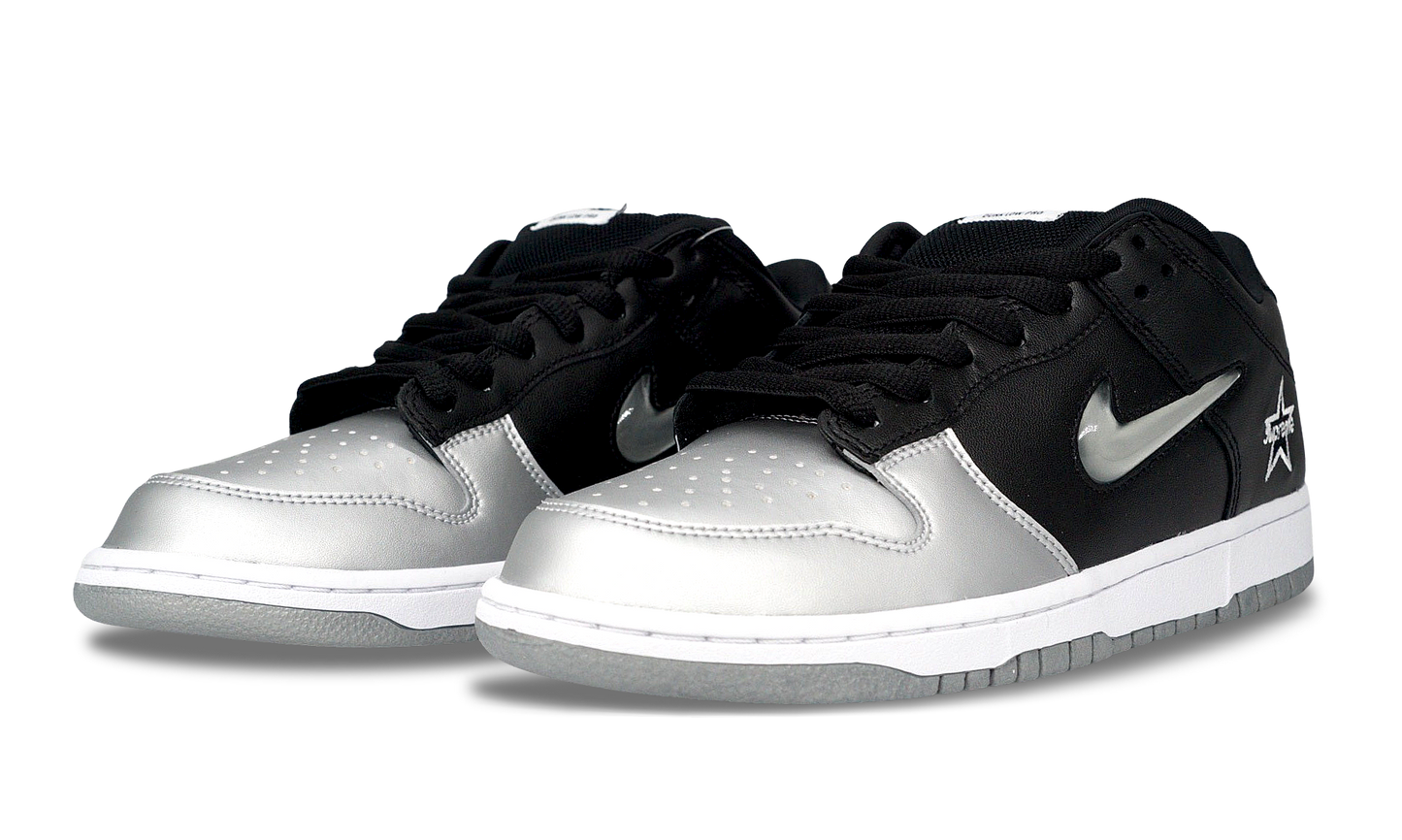 Nike Dunk SB Low x Supreme QS Metallic Silver 2019 (CK3480-001) Men's Size 7-13