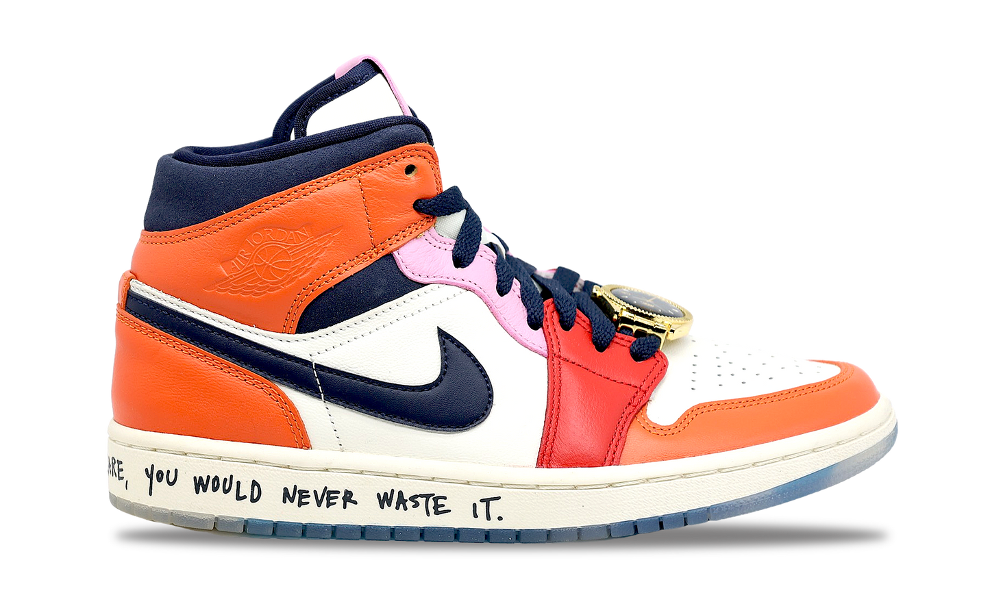 Nike Jordan 1 Mid x Melody Ehsani SE Fearless 2019 (CQ7629-100) Women's Size 6-8