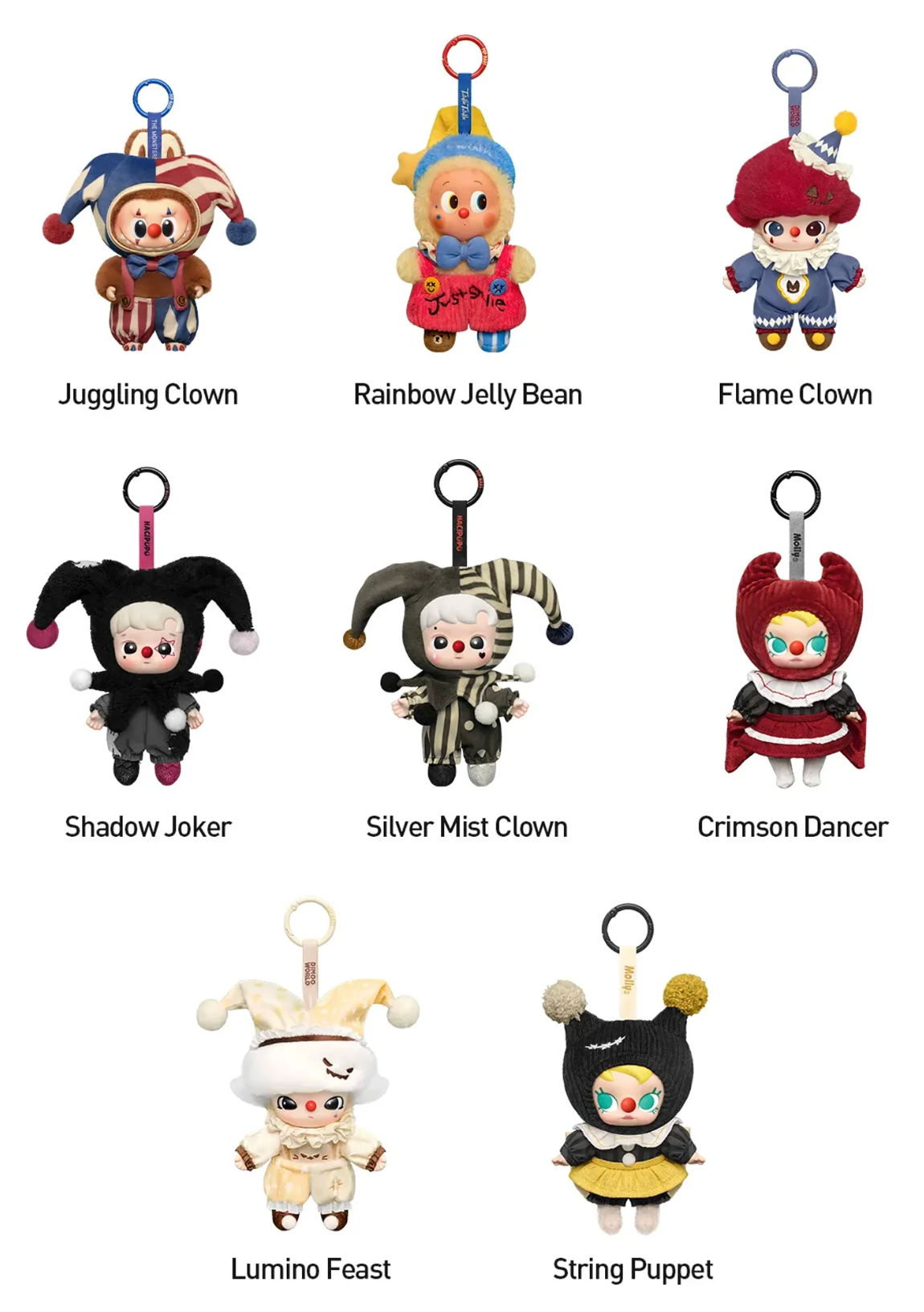 POP MART WHY SO SERIOUS Series-Vinyl Plush Pendant Blind Box(PM-037243-OS) 1pc