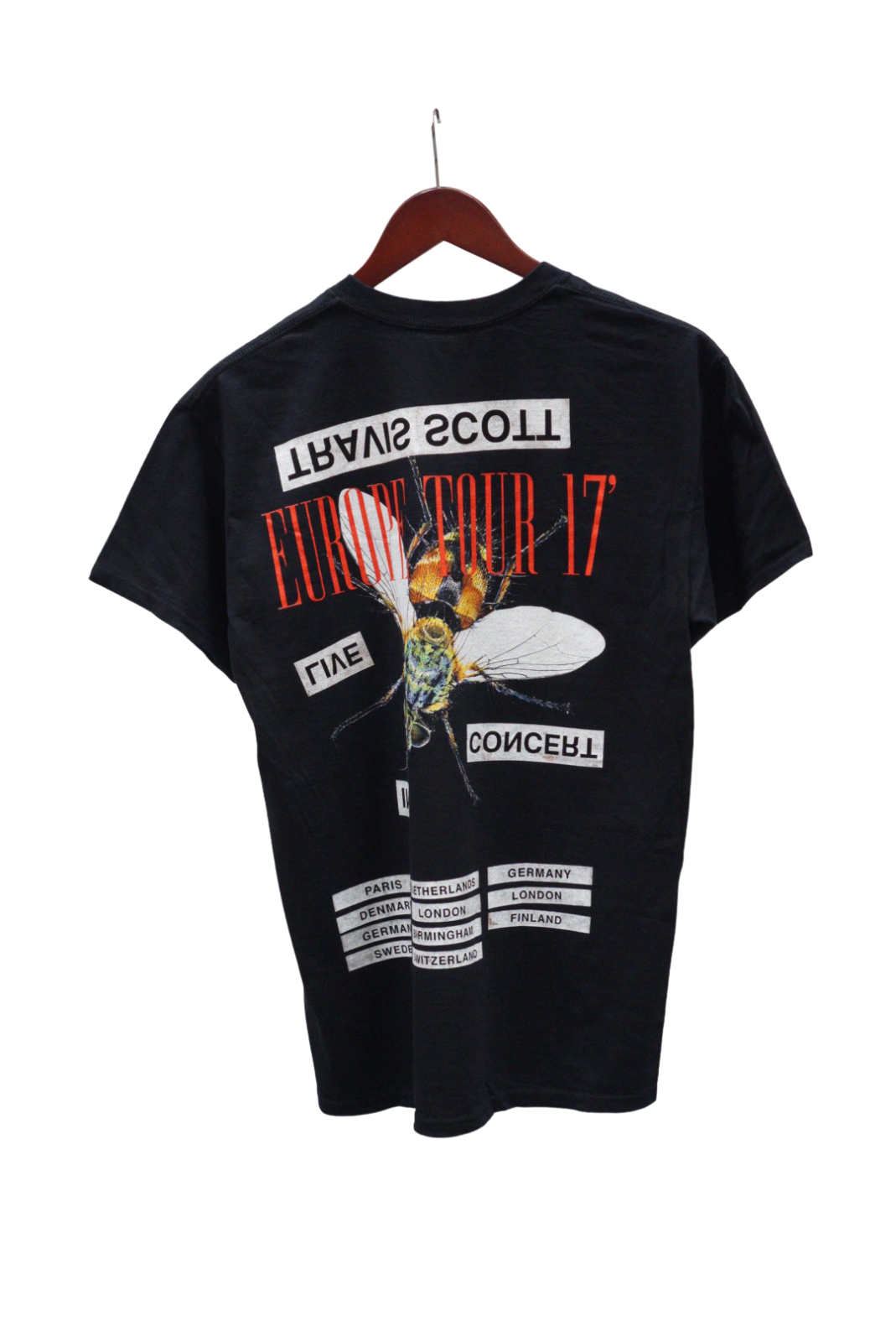 Travis Scott Europe Tour 2017 Concert Tee (TSCJ-ST001) Men's Size S-2XL