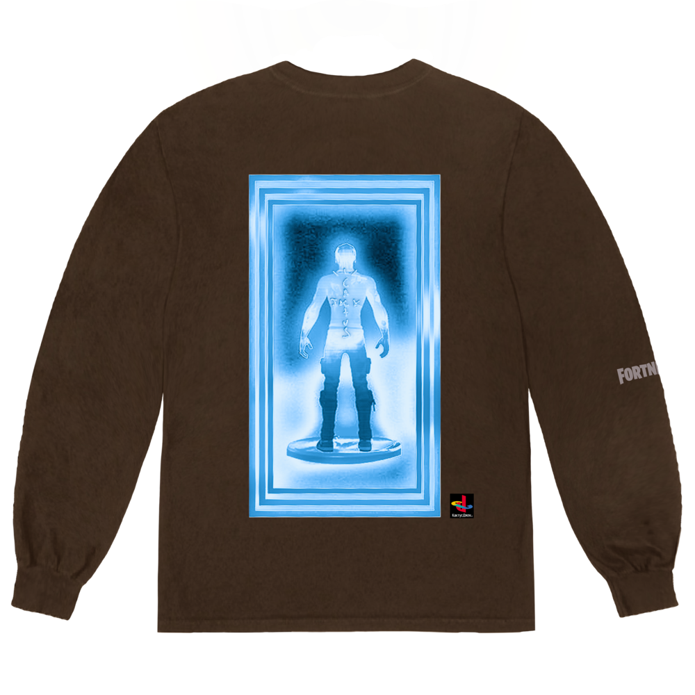 Travis Scott T-3500 Beam L/S Tee Bleached Black