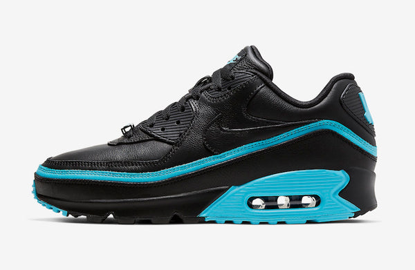 Nike Air Max 90 Undefeated Black Blue Fury