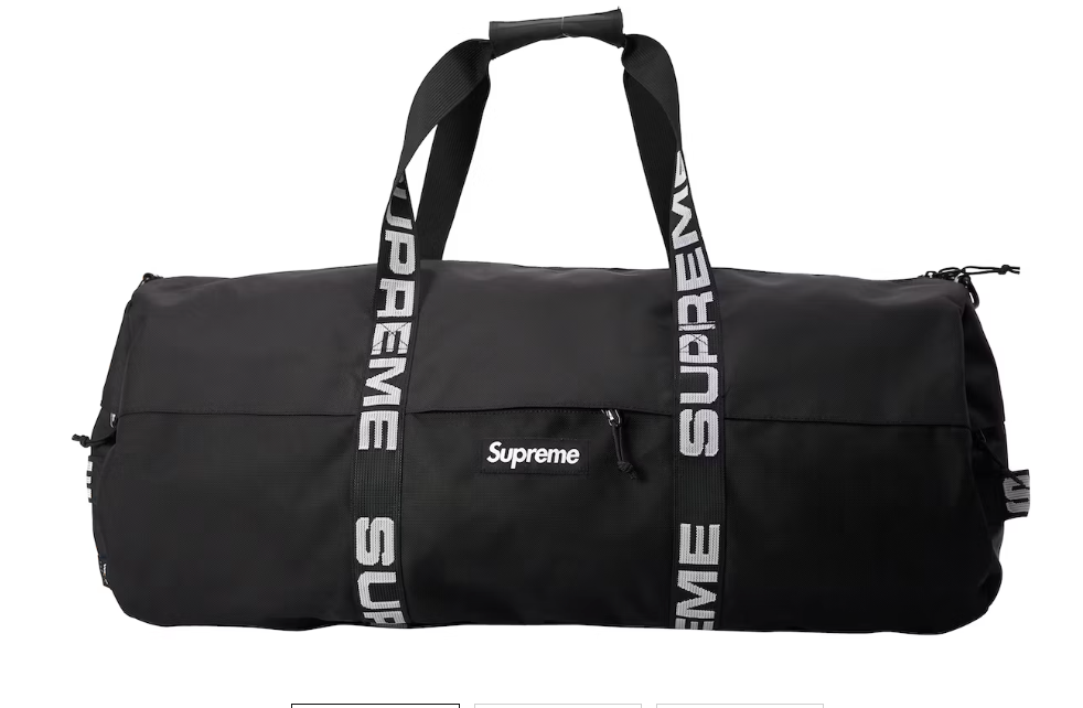 Supreme Duffle Bag (SS18) Black