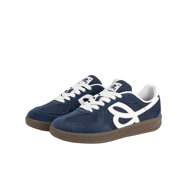 Happy Birds Day Low Sneakers navy