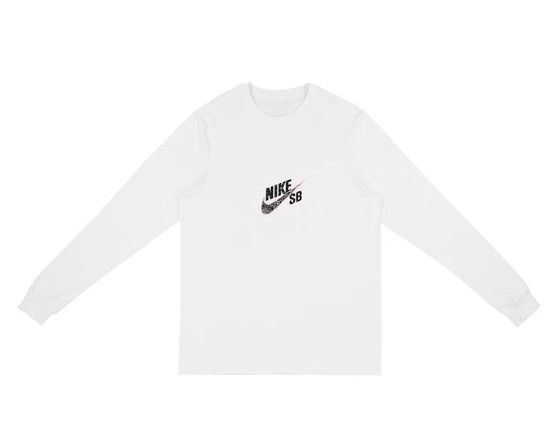 nike Cactus Jack X Nike Sb Ls T-Shirt White