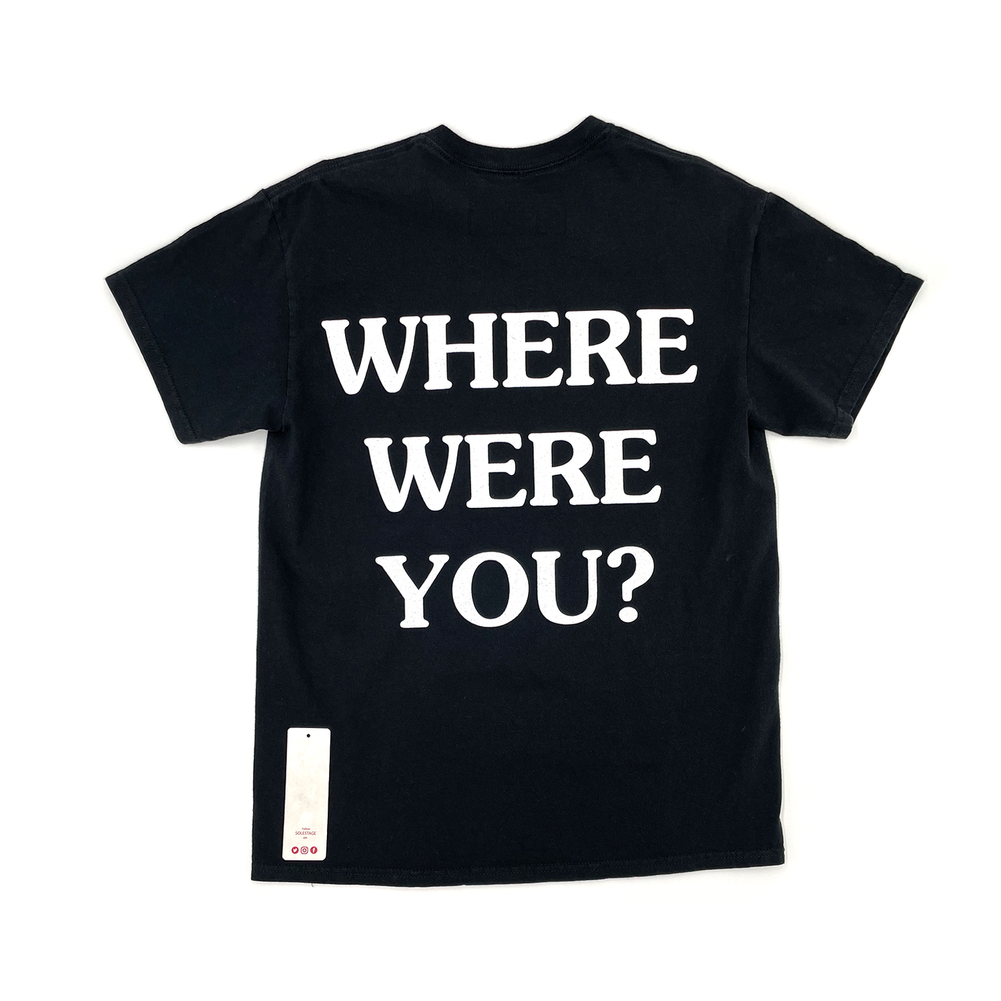 Travis Scott Where Were You Black Tee (93665-236) Men's Size S-XXL