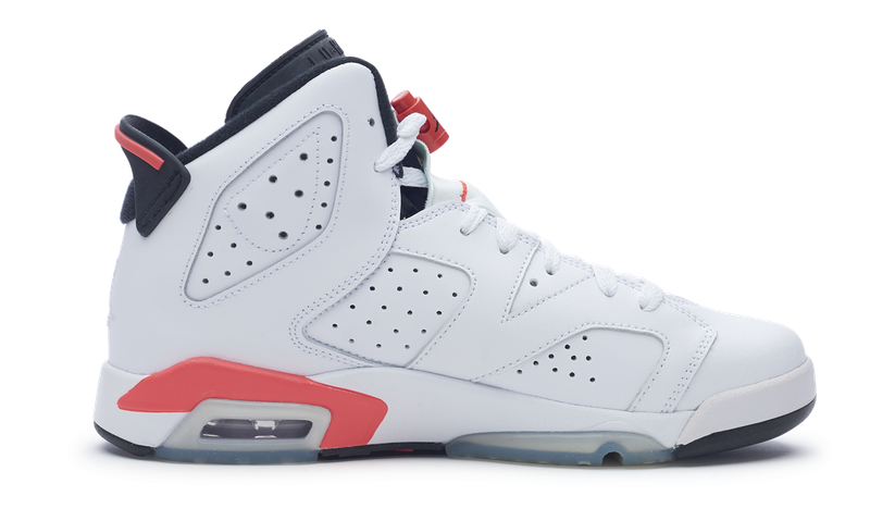 Nike Air Jordan 6 Retro Infrared White (GS) 2014 384665-123