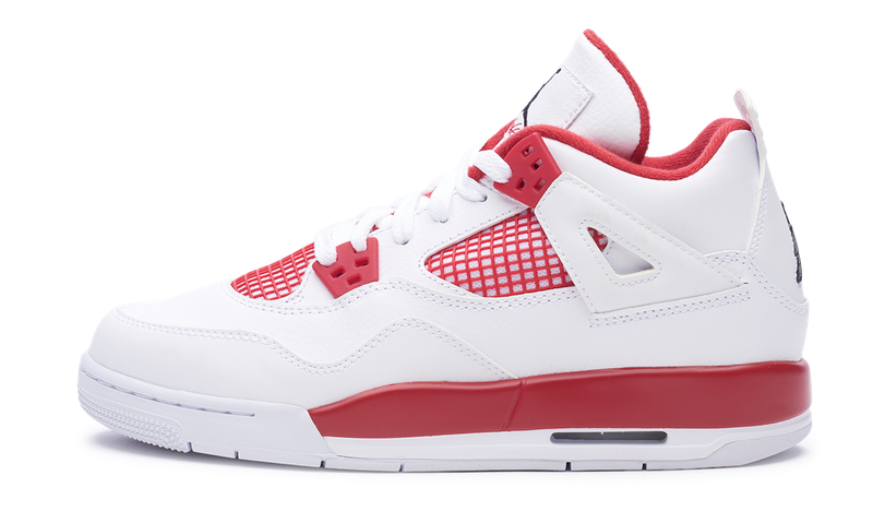 Nike Jordan 4 Retro Alternate 89 White Gym Red GS (408452-106) Youth Size 6Y-7Y
