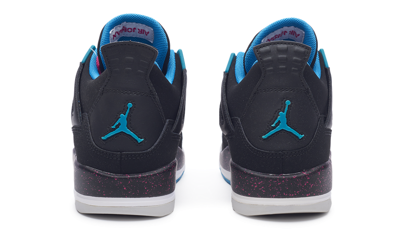 Nike Jordan 4 Retro Black Vivid Pink 2012 GS (487724-019) Youth Size 4Y-7Y