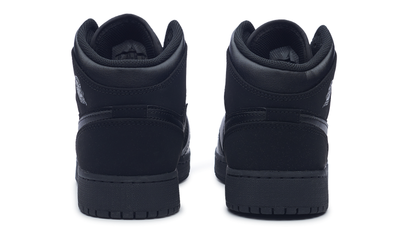 nike Air Jordan 1 Retro Mid GS 'Black Dark Grey'