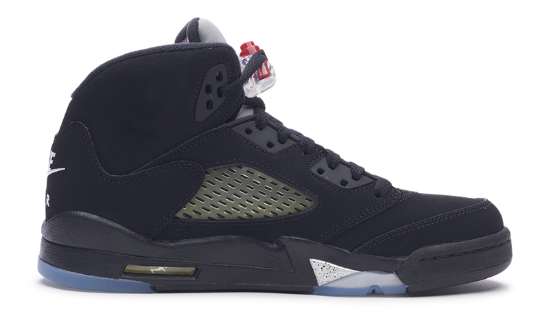 Nike Jordan 5 Retro Black Metallic 2016 GS (845036-003) Youth Size 4Y-6Y