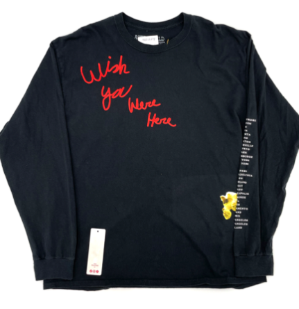 Travis Scott Astroworld Tour Wish You Were Here L/S (93665-437) Men's Size S-2XL