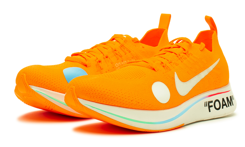 Nike Zoom Fly Mercurial x OFF-WHITE Total Orange 2018 (AO2115-800) Men Size 8-11