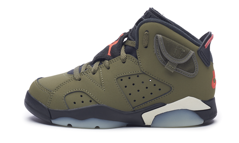 Nike Jordan 6 Retro x Travis Scott PS (CQ3565-200) Preschool Size 11C-3Y