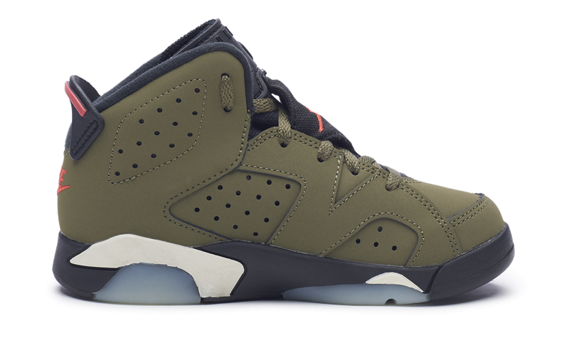 Nike Jordan 6 Retro x Travis Scott PS (CQ3565-200) Preschool Size 11C-3Y