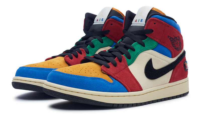 Nike Jordan 1 Mid SE x Blue The Great Fearless (CU2805-100) Men Size 8-12