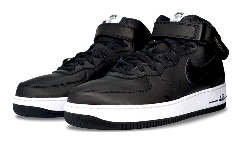 nike Air Force 1 Mid x Stussy Black Snakeskin 2022 (DJ7840-001) Size 5-14