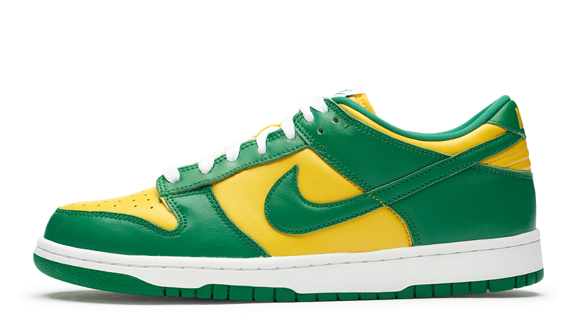 Nike Dunk Low SP Brazil 2020 Green Yellow (CU1727-700) Men's Size 5-13