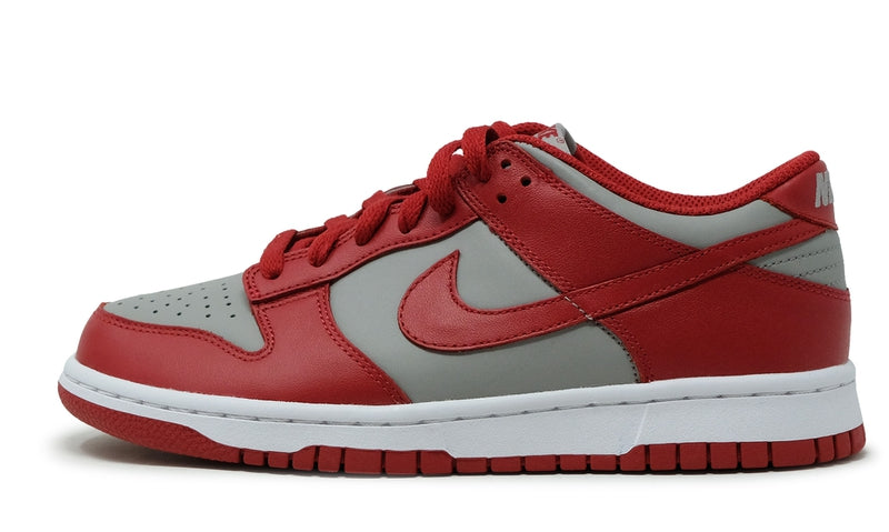 Nike Dunk Low UNLV - Medium Grey Varsity Red(CW1590-002) Grade School Size 4Y-7Y