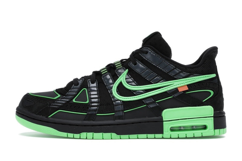 Nike Air Rubber Dunk x OFF-WHITE Green Strike (CU6015-001) Men's Size 4-12
