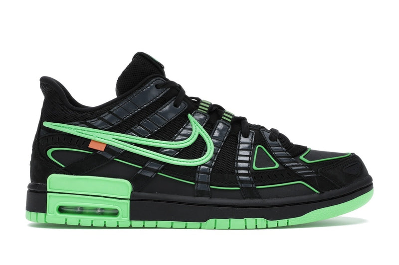 Nike Air Rubber Dunk x OFF-WHITE Green Strike (CU6015-001) Men's Size 4-12