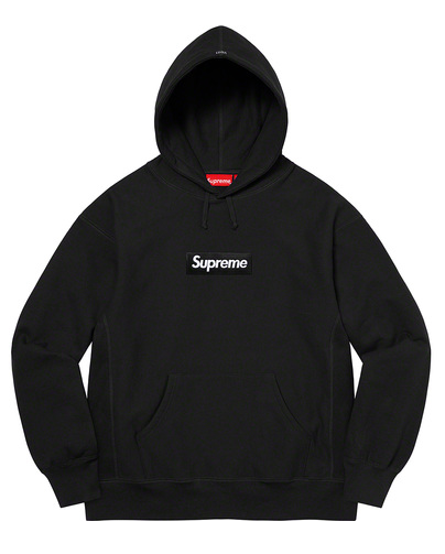 Supreme Box Logo Hooded Sweatshirt (FW21) Black