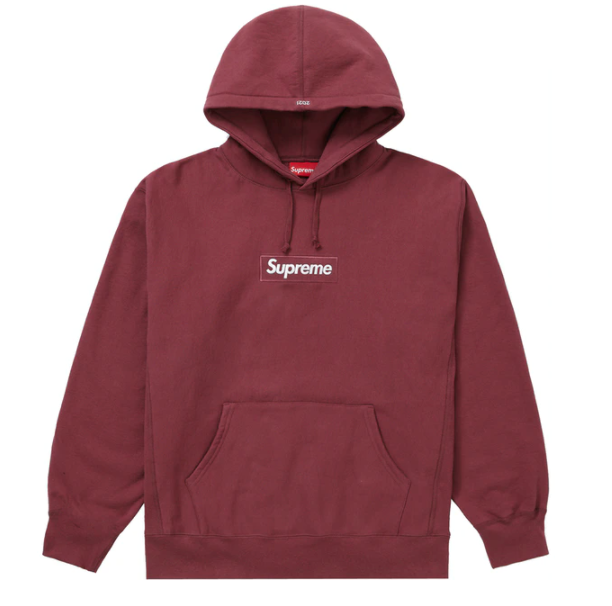 Supreme Box Logo Hooded Sweatshirt (FW21) Plum