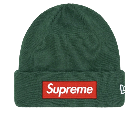 Supreme New Era Box Logo Beanie (FW22) Dark Pine