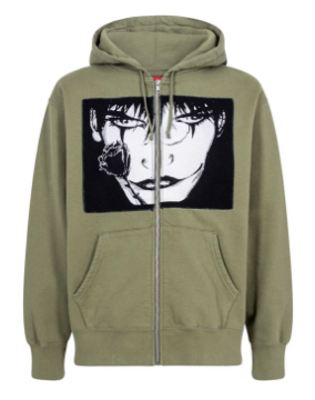 Supreme The Crow Zip Up Hooded Sweatshirt FW21 (FW21SW74 Supreme The Crow Zip Up Hooded Sweatshirt FW21 (FW21SW74