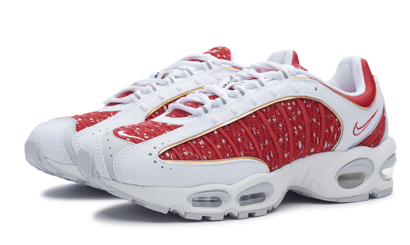 Nike Air Max Tailwind 4 x Supreme White Red (AT3854-100) Men's Size 8-12 Shoes