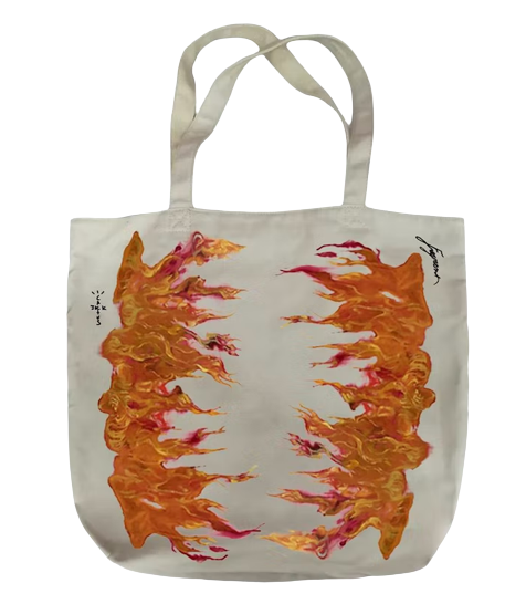 Travis Scott Cactus Jack For Fragment Flames Tote Cream (CJFR-AB14) One Size
