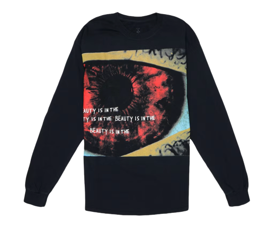 Travis Scott Eye Long Sleeve Tee Black
