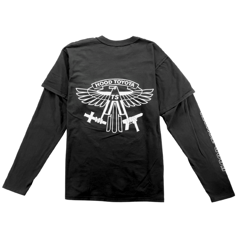 Travis Scott Hood Toyota Long Sleeve Tee Black
