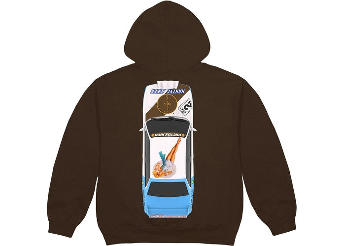 Travis Scott JACKBOYS Vehicle Hoodie Brown