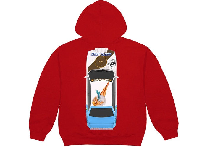 Travis Scott JACKBOYS Vehicle Hoodie Red