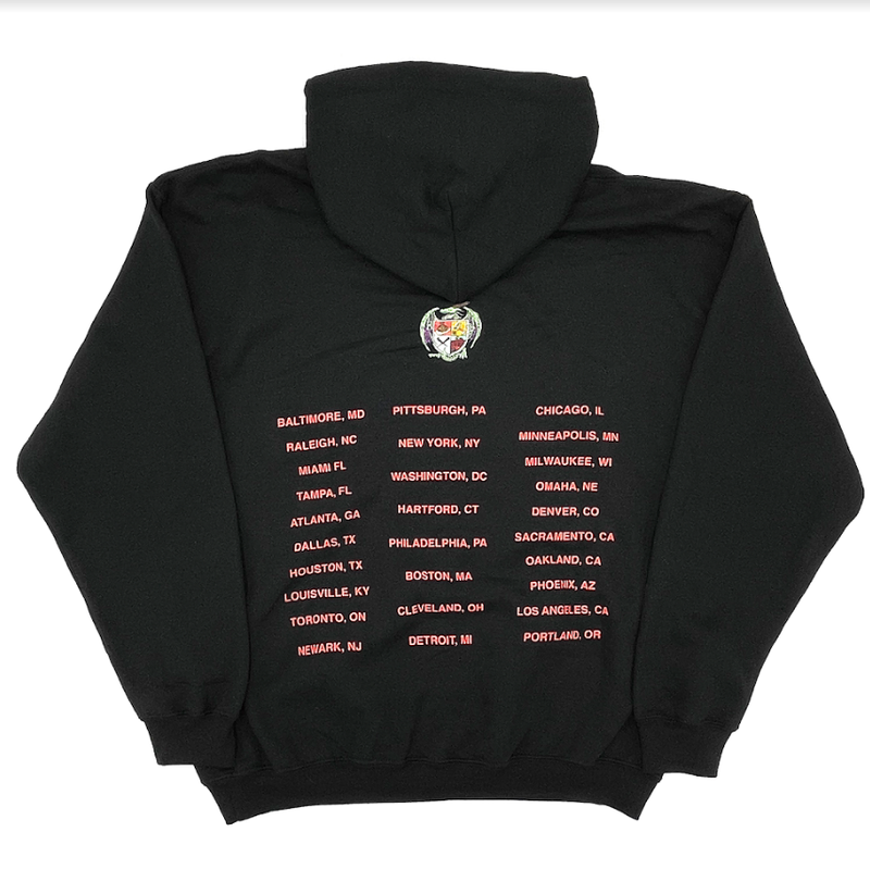 Travis Scott x Sheck Wes Mudboy on Astroworld Tour Hoodie