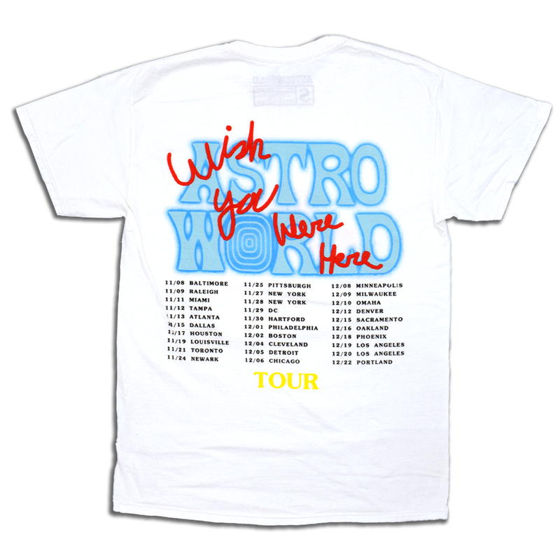 Travis Scott Astroworld No Bystanders Tee White (93665-119) Men's Size S-XXL