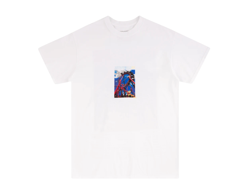 Travis Scott Astroworld Tour Roller Coaster Tee White (93665-120) Men Size S-2XL