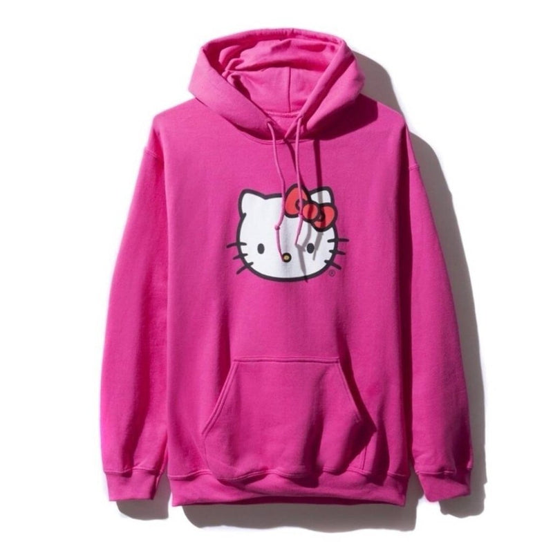 Anti social social club hoodie pink online